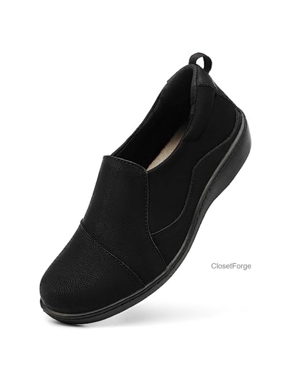 Women's Real Leather Loafers Cute Casual Slip On Lightweight Walking Flats